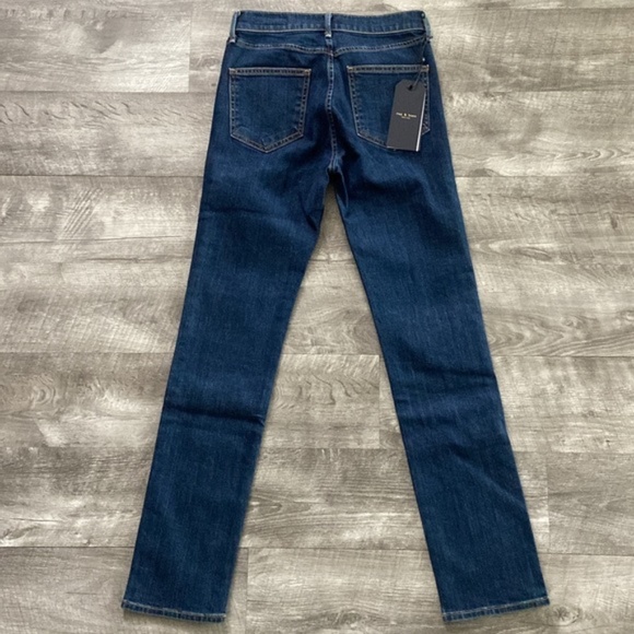 Rag & Bone Cigarette Jeans in Dark Paz - Picture 7 of 8